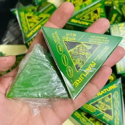 nature seven green soap