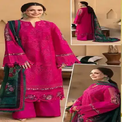 embroidered chiffon dress Pak